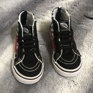 Toddler SK-8 high zip Vans